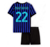 Inter Milan Henrikh Mkhitaryan #22 Koszulka Podstawowa dzieci 2025-26 Krótki Rękaw (+ krótkie spodenki)